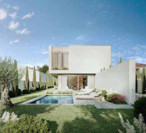 Moradia T4 com piscina em Vilar