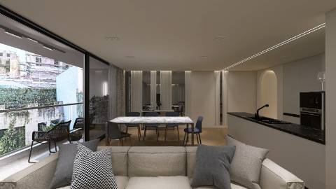 Luxuoso apartamento T2 com varanda no centro do Porto