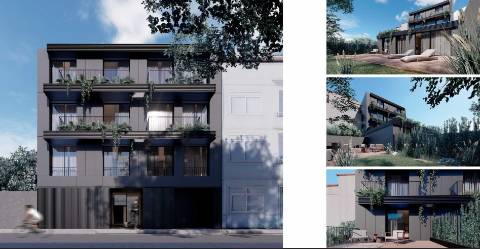 Apartamento T2 com terraço localizado na cidade do Porto