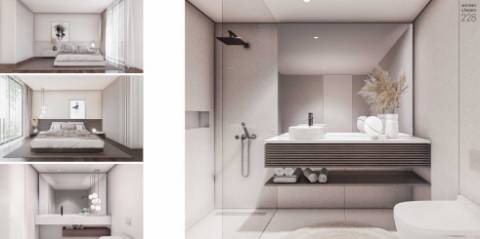 Apartamento T2 com terraço localizado na cidade do Porto