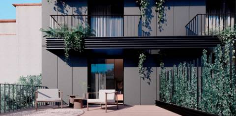 Apartamento T2 com terraço localizado na cidade do Porto