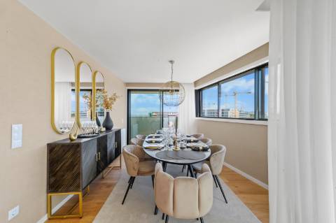 Apartamento T3 vista Mar totalmente mobilado - Canidelo