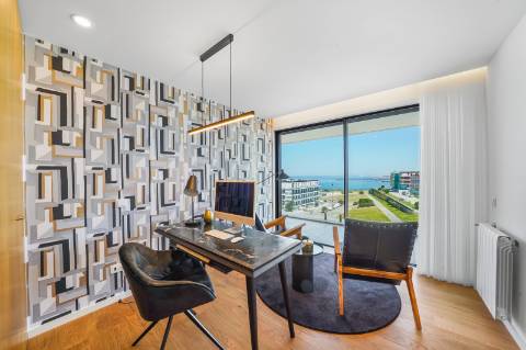 Apartamento T3 vista Mar totalmente mobilado - Canidelo