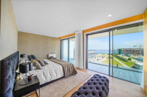 Apartamento T3 vista Mar totalmente mobilado - Canidelo