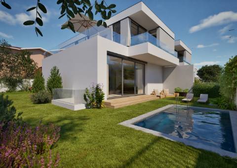 Luxuosa moradia em Cascais de arquitetura contemporânea e sofisticação em cada detalhe.