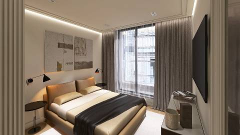 Luxuoso apartamento T2 no centro do Porto