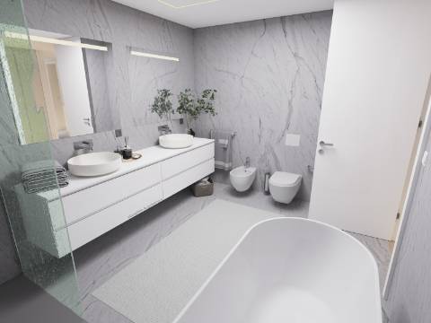 Apartamento T4 com piscina privada