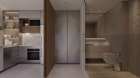 Apartamento T0 a 400 m da Estação do Metro