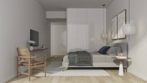 Apartamento T3 com vista mar em Canidelo.