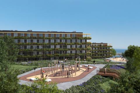 Luxuoso apartamento T2 com terraço