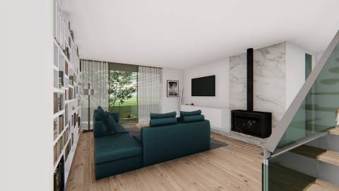 Moradia Geminada T4 na Madalena com piscina e a 150 m da praia