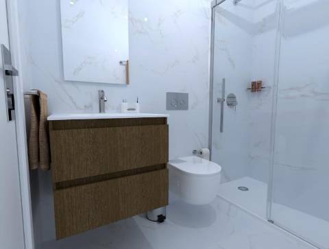 Moradia Geminada T4 na Madalena com piscina e a 150 m da praia