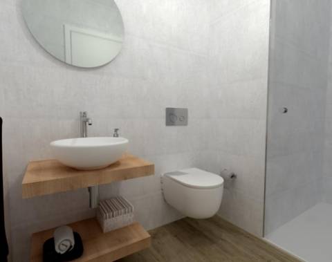 Moradia Geminada T4 na Madalena com piscina e a 150 m da praia