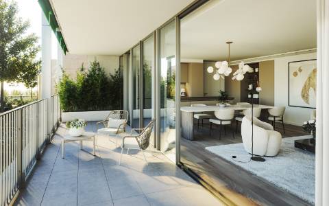 T2 Novo em Condomínio Exclusivo à Beira do Tejo - Lisboa