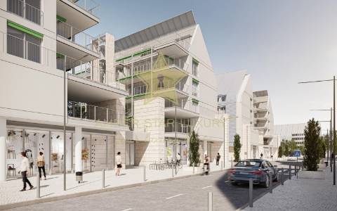 Apartamento T1 em condomínio fechado próximo ao Tejo