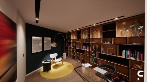 Moradia T3 + Escritório em Condomínio Privado com Piscina