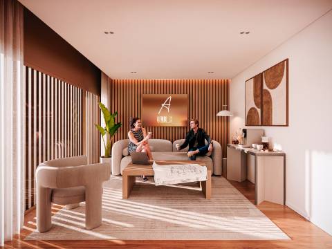 Apartamento T1+1 no Centro de Matosinhos.