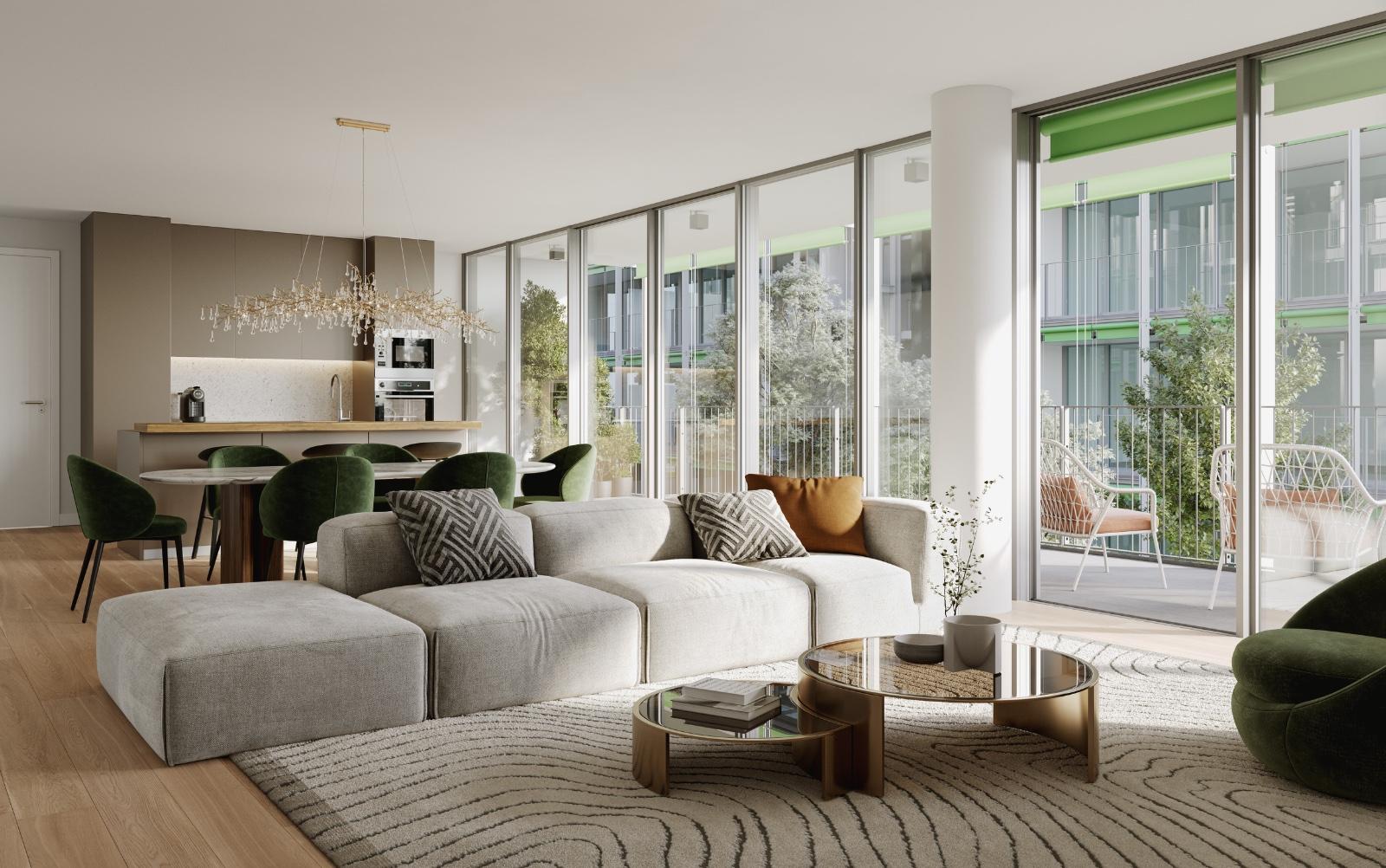 Espaçoso Apartamento de 2 Quartos com Amplo Terraço no Prata Riverside Village