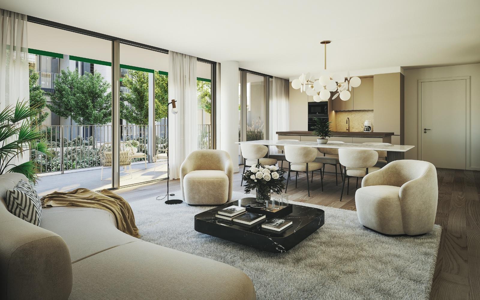 Espaçoso Apartamento de 2 Quartos com Amplo Terraço no Prata Riverside Village