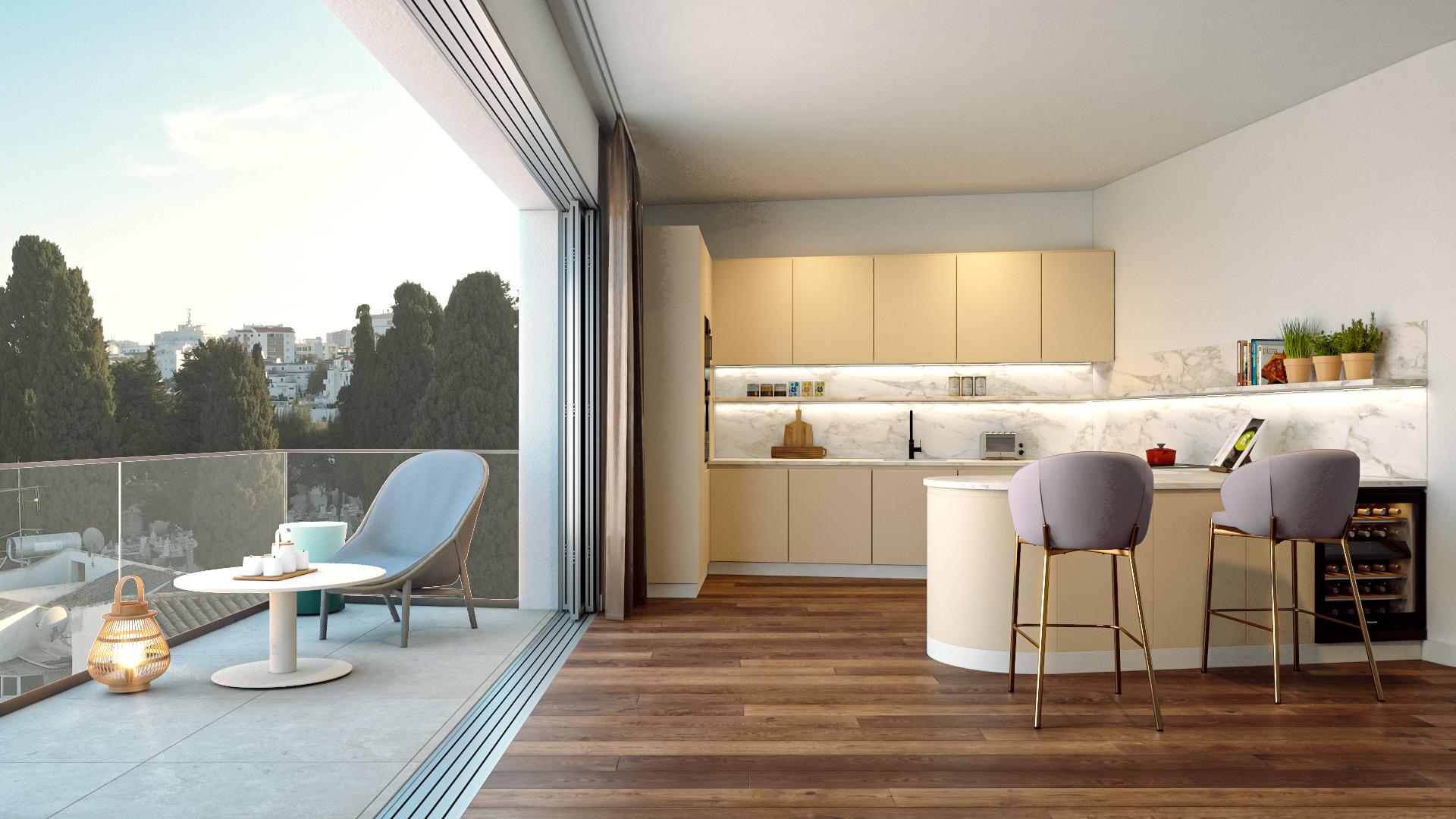 Penthouse com Terraço Privado, Jacuzzi e Vista Panorâmica sobre Lagos