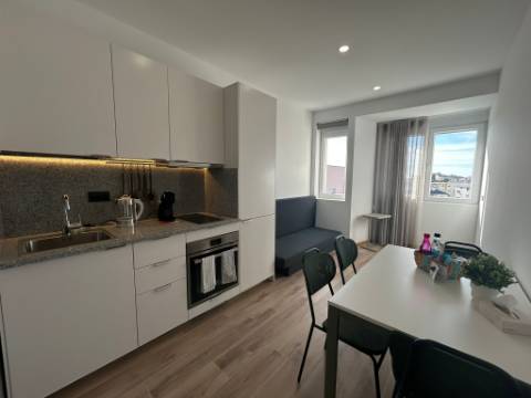 Novo apartamento T1, mobilado e equipado, próximo da FEUP e do Centro Comercial Parque Nascente.