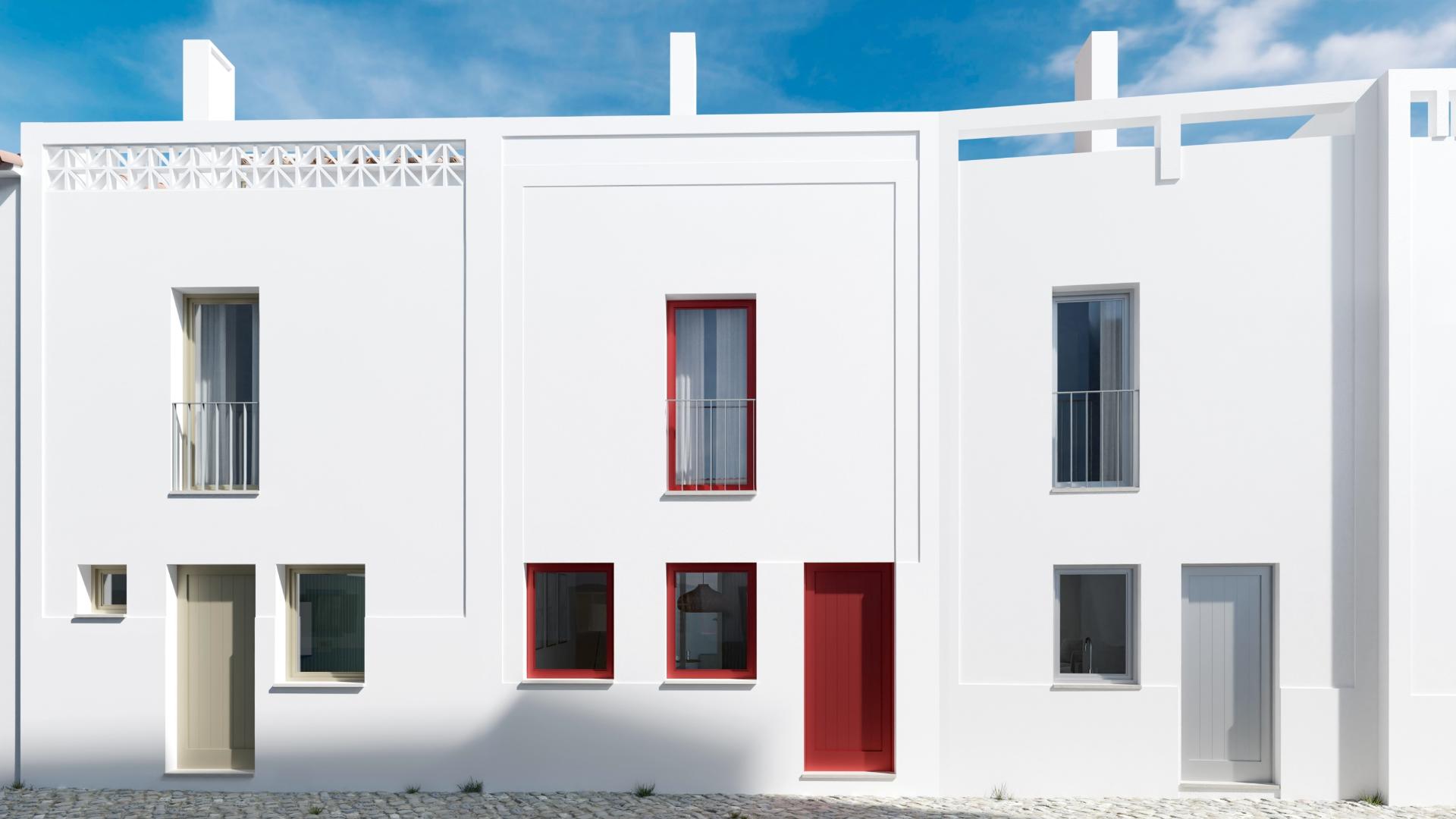 Conjunto residencial em aldeia pitoresca do Algarve