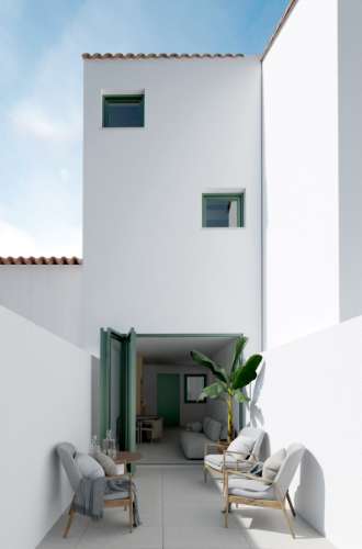 Conjunto residencial em aldeia pitoresca do Algarve