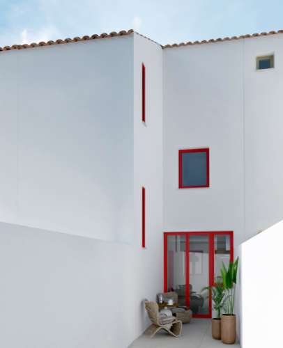 Conjunto residencial em aldeia pitoresca do Algarve