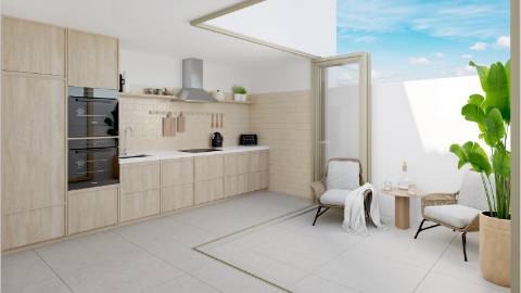 Conjunto residencial em aldeia pitoresca do Algarve