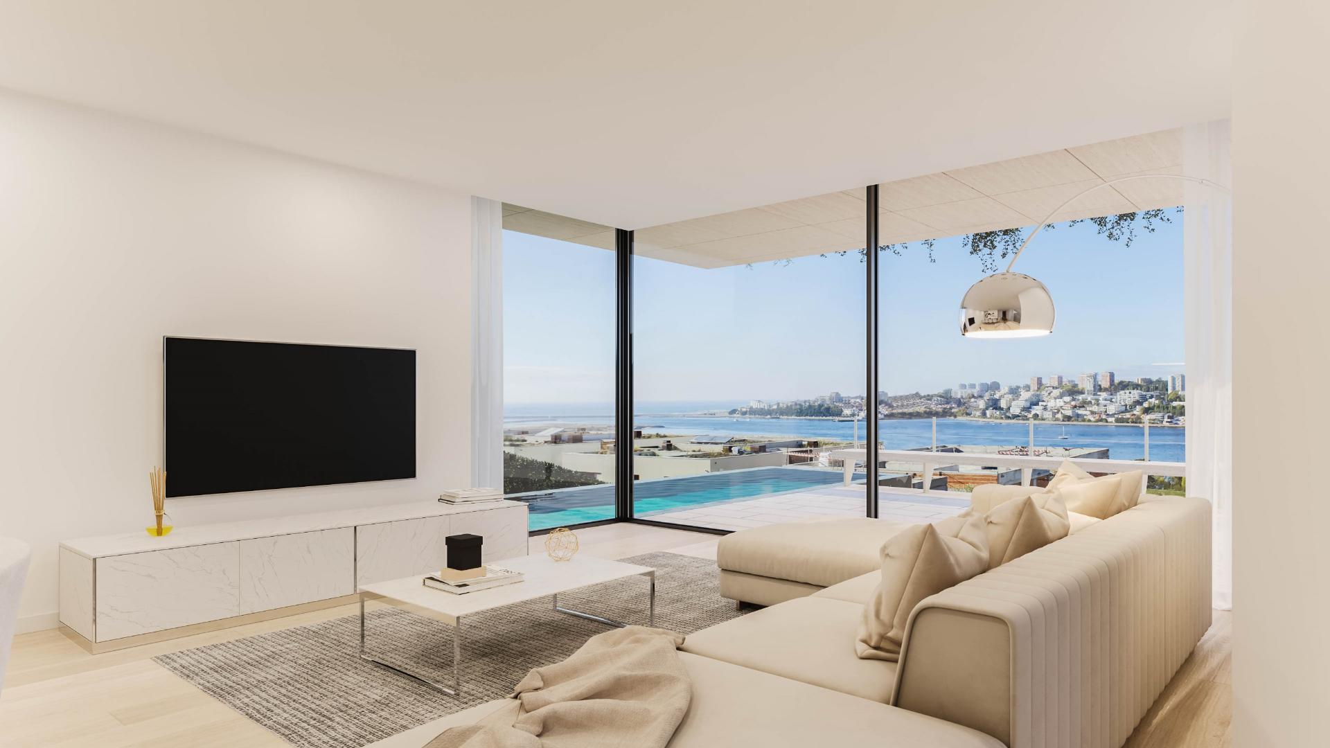 Moradia de Luxo T4 com Piscina Infinita e Vista Panorâmica sobre o Douro e o Atlântico