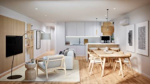 Apartamento T2 junto ao rio Douro em Vila Nova Gaia