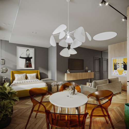 Apartamento T0 de 45m2 na Rua do Comércio do Porto