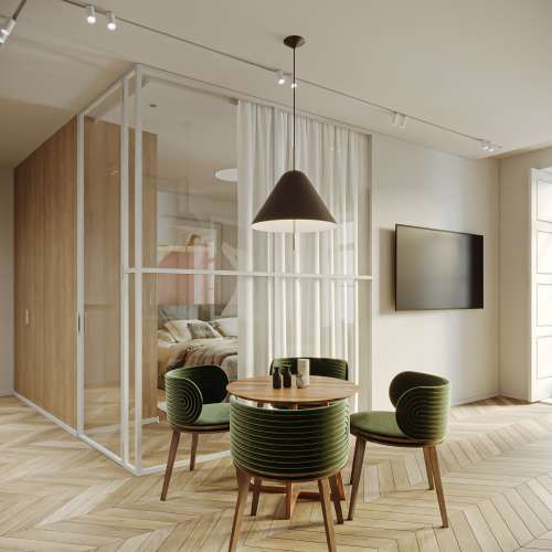 Apartamento T1 de 57m2 na Rua do Comércio do Porto