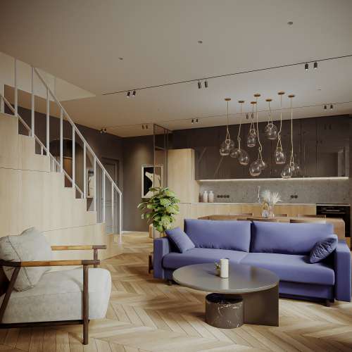 Apartamento T2 Duplex de 112m2 na Rua do Comércio do Porto