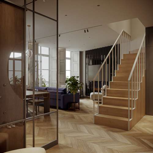 Apartamento T2 Duplex de 112m2 na Rua do Comércio do Porto