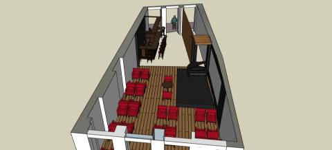 Restaurante na Rua do Comércio do Porto