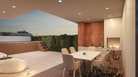 Moradia T4 em Alcochete com vista para o rio.