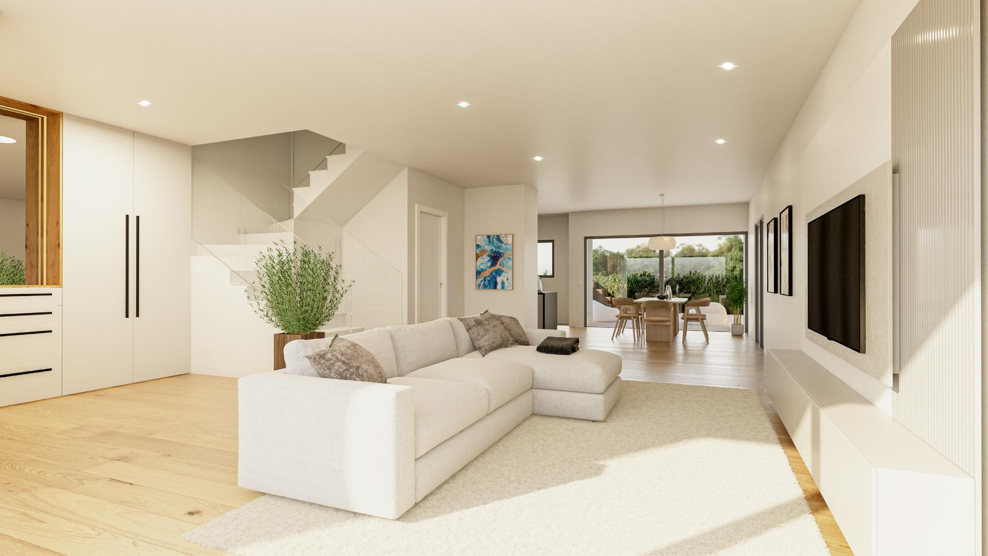 Moradia T4 em Alcochete com vista para o rio.