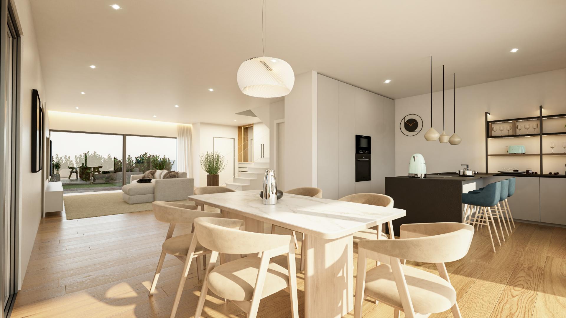 Moradia T4 em Alcochete com vista para o rio.