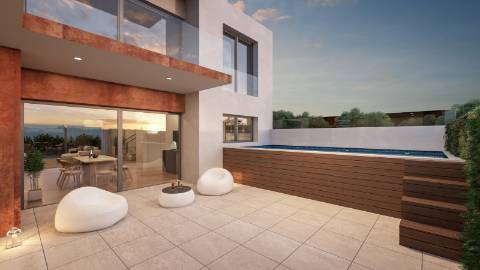 Moradia T4 em Alcochete com vista para o rio.