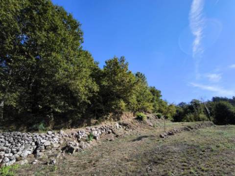 Ruína com terreno num local isolado