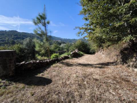 Ruína com terreno num local isolado