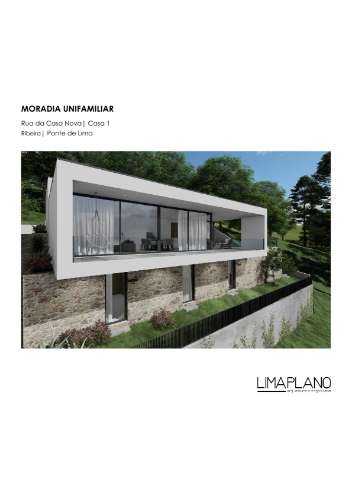 Moradia T3 Moderna na Ribeira em Ponte de Lima