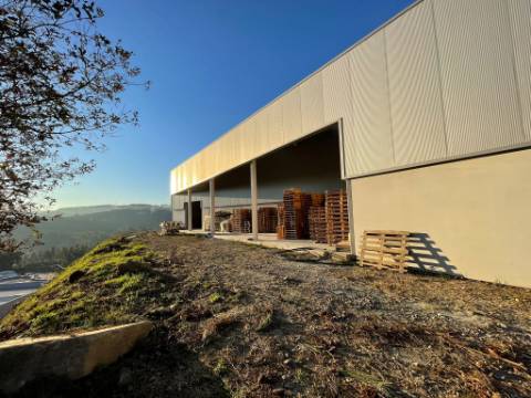 Pavilhão Industrial com 2416m2 para Arrendamento na Zona Industrial de Queijada, Ponte de Lima