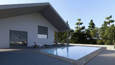 Terreno com projecto aprovado, moradia T3