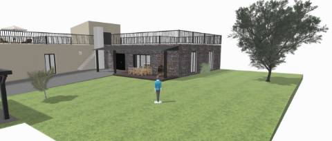 Quinta com rio no interior e exterior