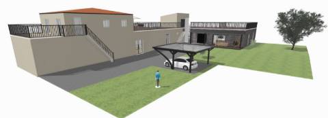 Quinta com rio no interior e exterior