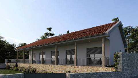 Moradia térrea T3+1, nova construção