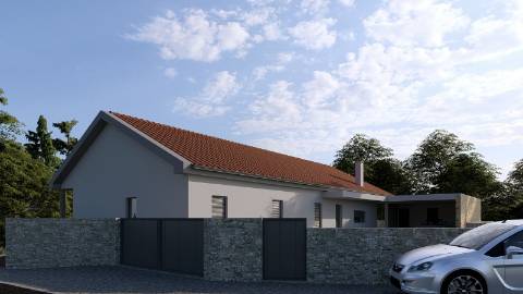 Moradia térrea T3+1, nova construção