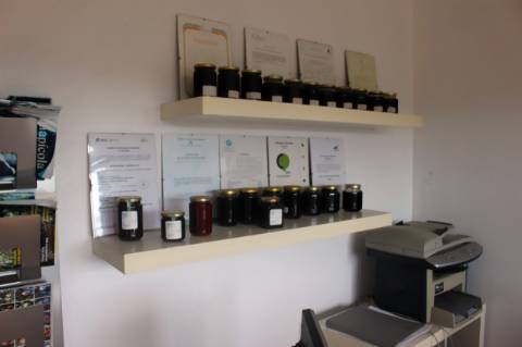 Pavilhão com melaria licenciada